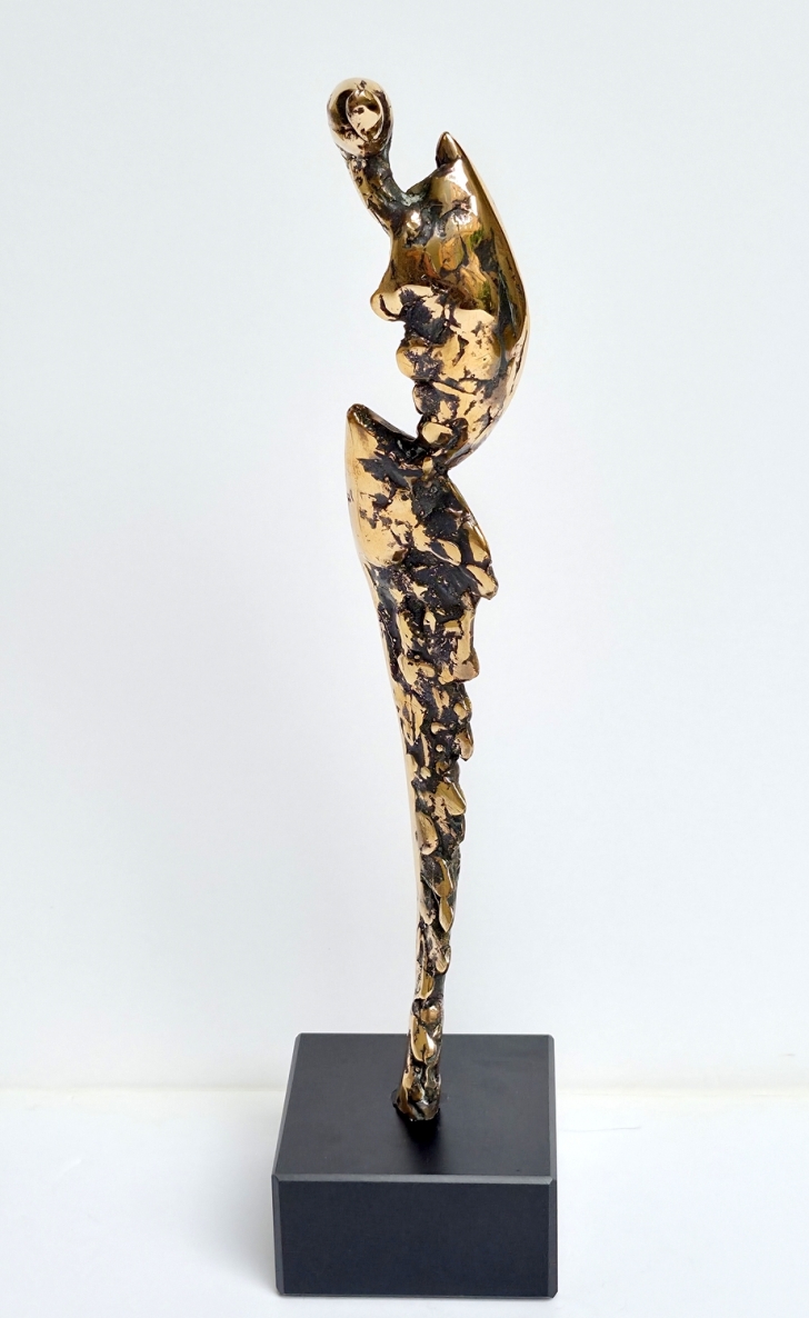 Vision, 2026, bronze, granite, h 32x8x10 cm, 1/1
