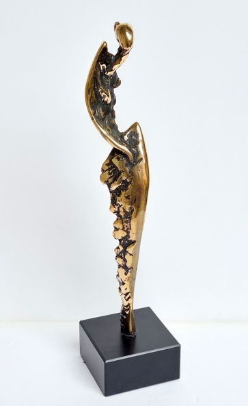Vision, 2026, bronze, granite, h 32x8x10 cm, 1/1