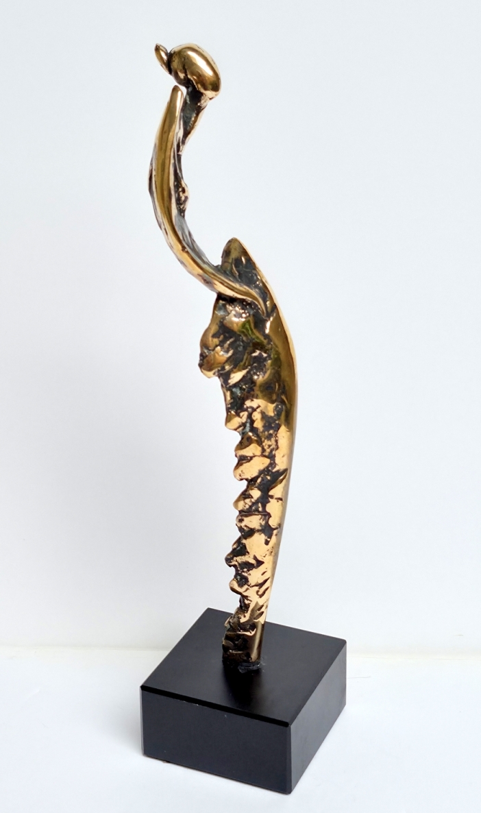 Vision, 2026, bronze, granite, h 32x8x10 cm, 1/1