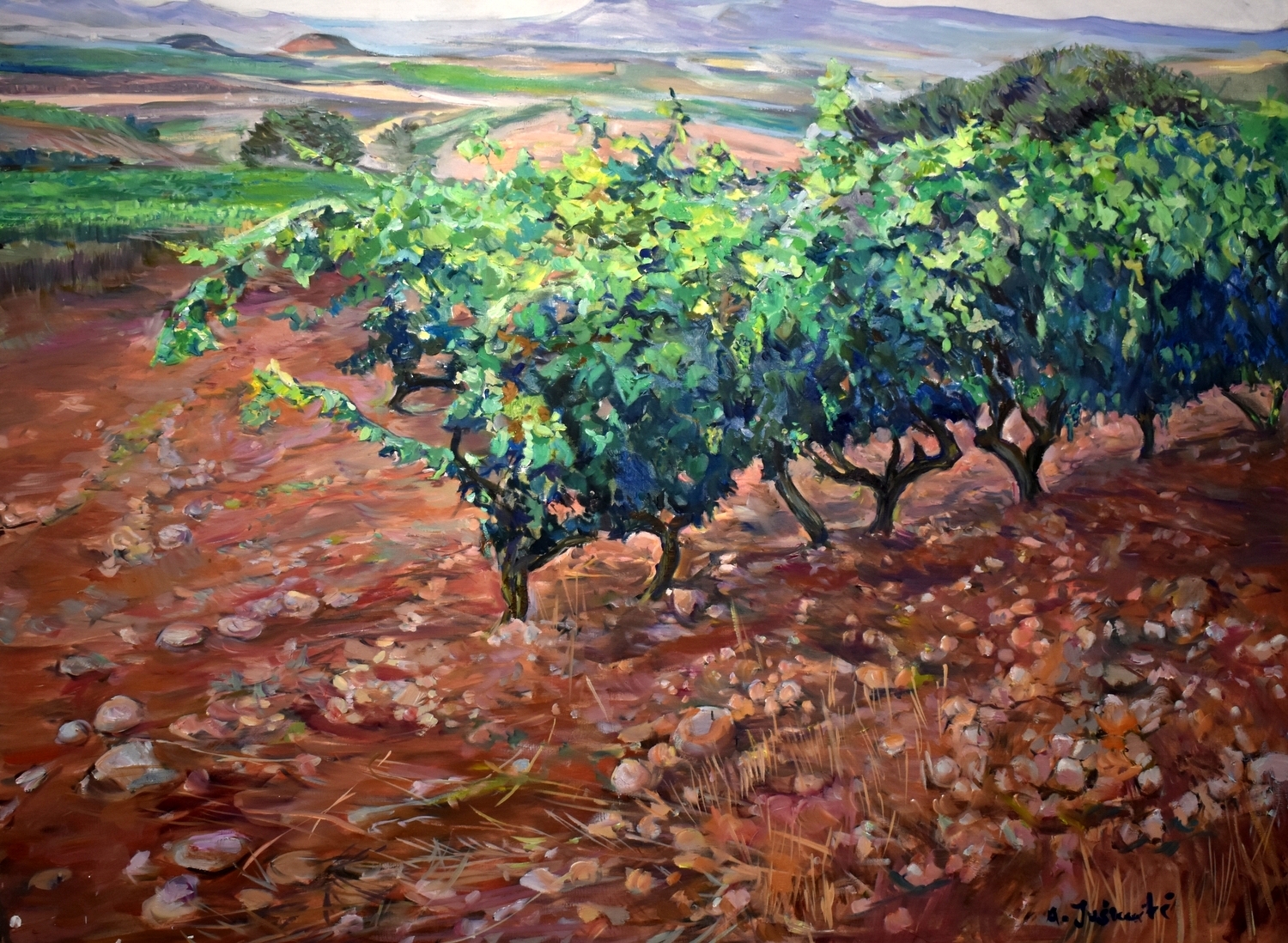 Vynuogynas, 2025, drobė, aliejus, 110x145 cm 