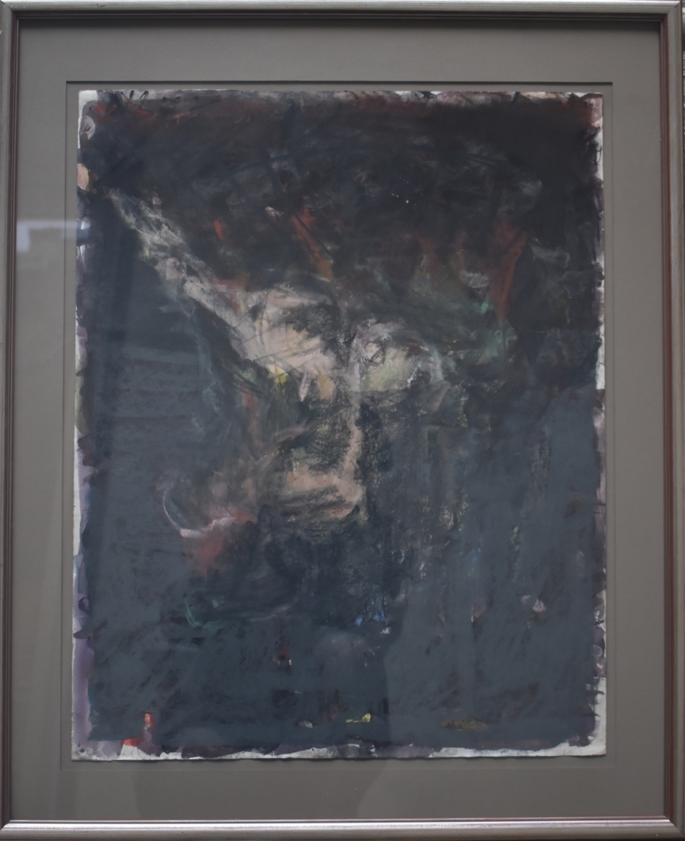 Vyro aktas, 2007, akvarelė, pastelė, popierius,  64 x 51 cm, rėmas 82 x 67,5 cm