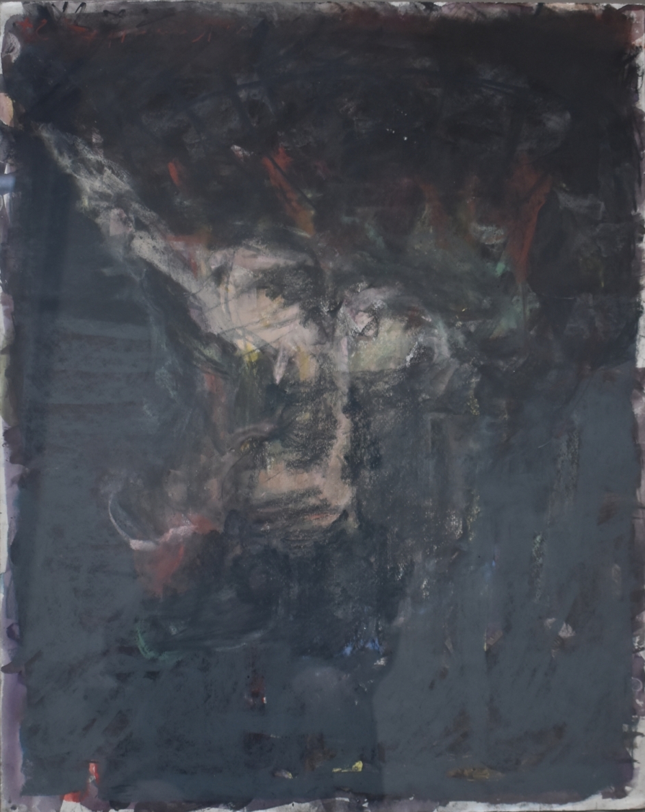 Vyro aktas, 2007, akvarelė, pastelė, popierius,  64 x 51 cm, rėmas 82 x 67,5 cm