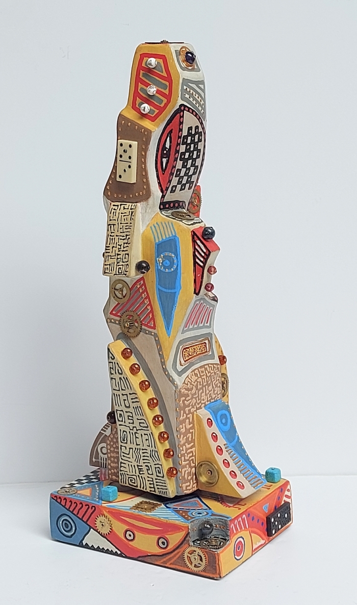 Žaidimas, 2024, mišri technika, h 46x13,5x19,5 cm, 1/1